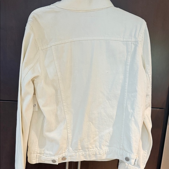 NWT GAP Off white Icon Women's Denim Jacket - Picture 6 of 12